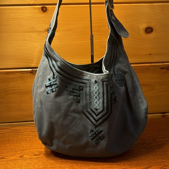 Serena & Lily blue shoulder bag - Picture 2 of 5